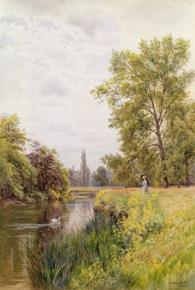 The Thames at Purley by William Bradley